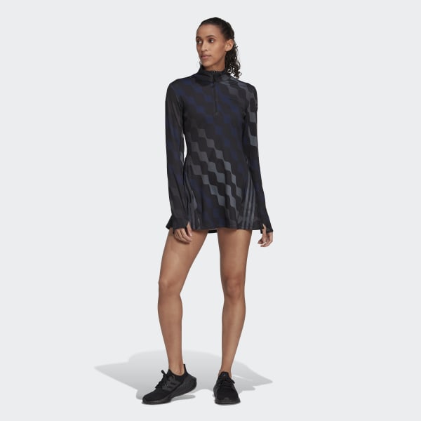 Svart Marimekko Run Icon 3-Stripes Dress SH264