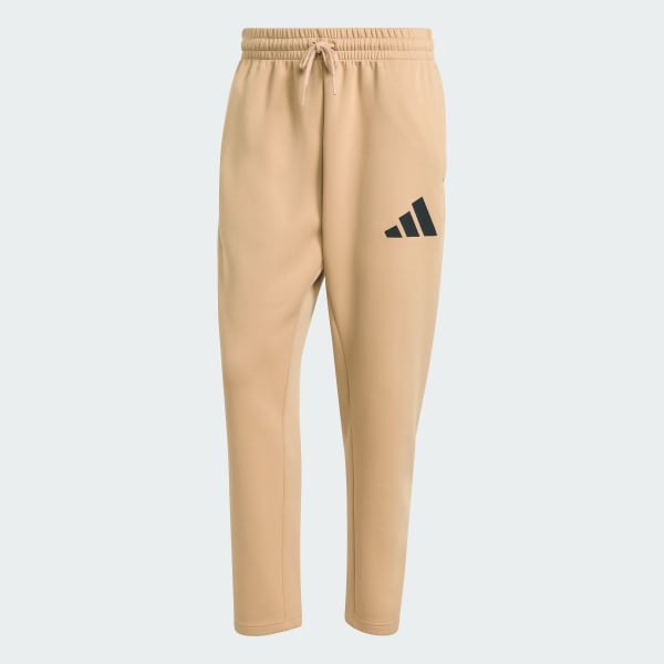 Brown Future Icons 3 Bar Logo Pants