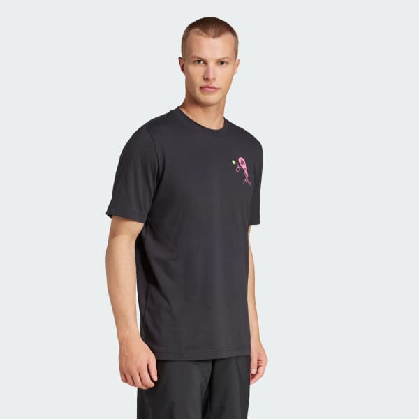 Black Padel Zone Graphic Tee