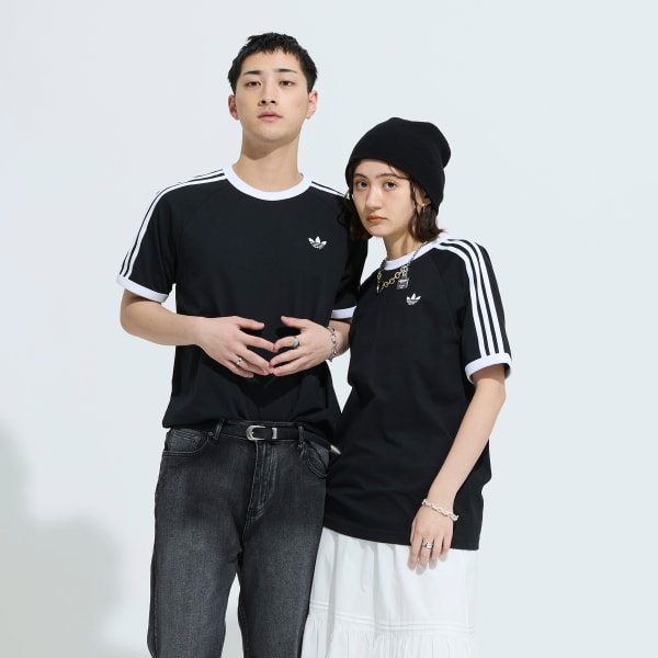 ブラック スリーストライプ Tシャツ