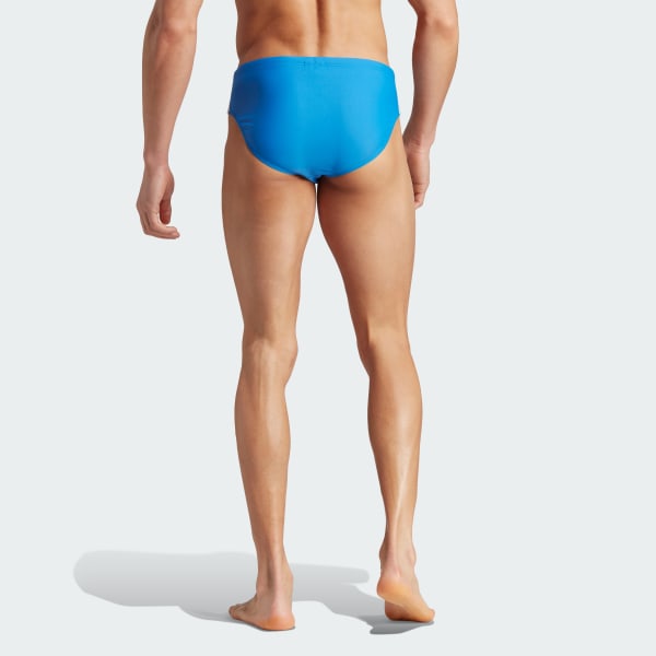 Niebieski Classic 3-Stripes Swim Trunks