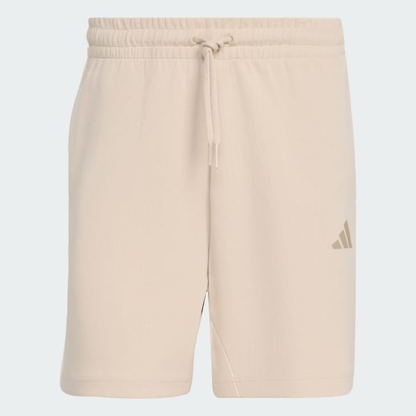Beige Future Icons Small Logo Shorts