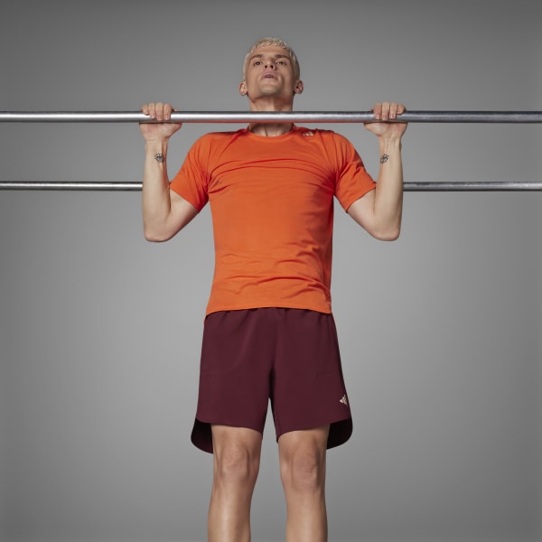 adidas Lift Your Mind Designed for Training Shorts Burgundy