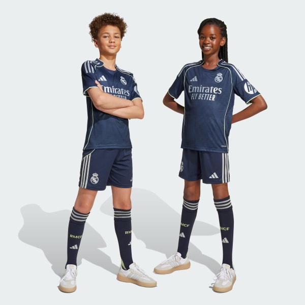 Tenue extérieure junior Real Madrid 25/26 pour enfants Bleu