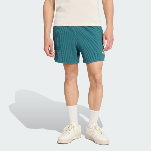 Verde Short adidas Originals Waffle Knit Sprinter
