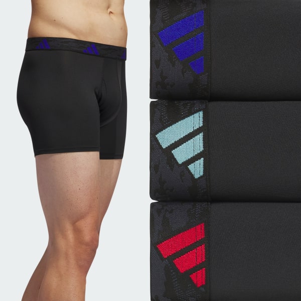 Adidas Men s Athletic Fit Microfiber Trunk Underwear 3 Pack