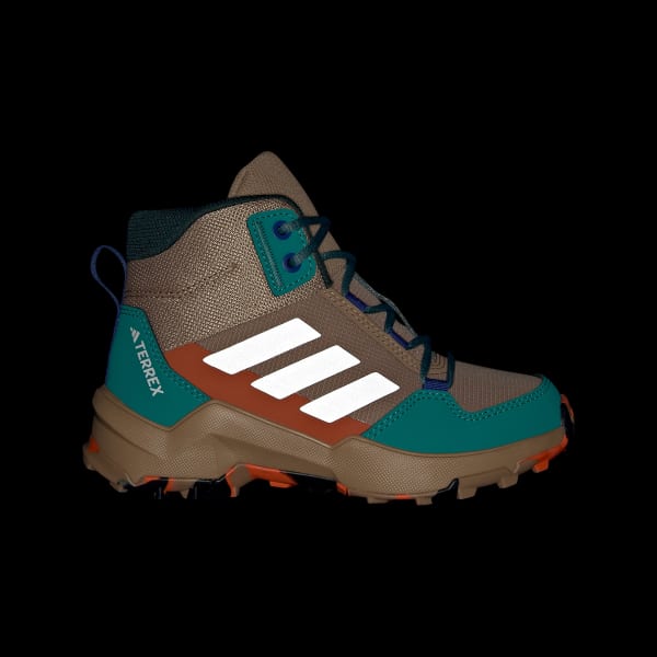 Brown Terrex Ax4r Mid Hiking Shoes