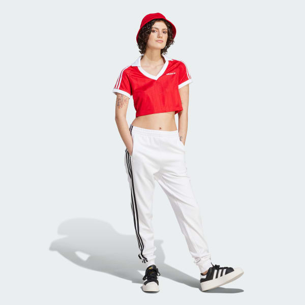 Czerwony Koszulka Football Crop