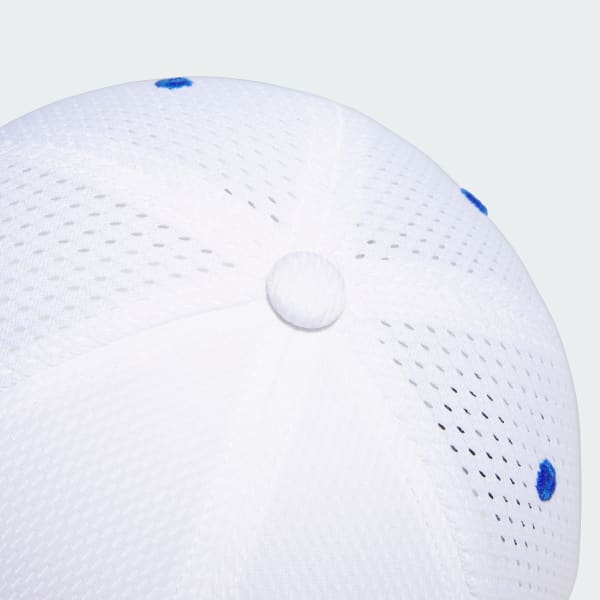 ホワイト キッズ メッシュキャップ