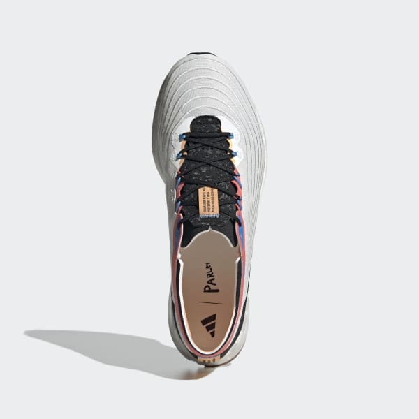 White Adizero Lightstrike Running Shoes Low