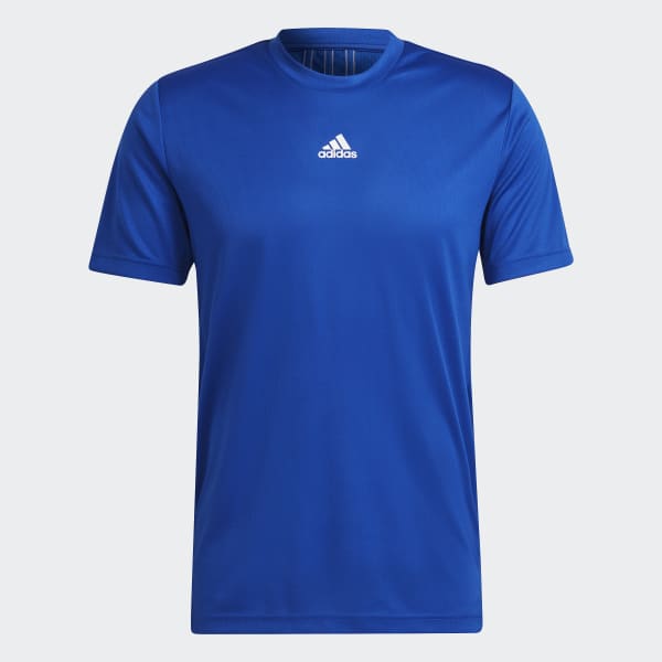 Azul Polera de Entrenamiento AEROREADY HIIT Back 3 Tiras CV076