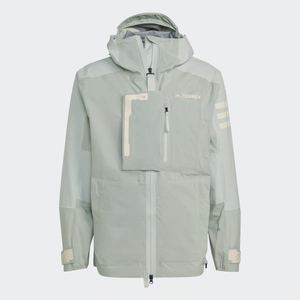 Grun TERREX XPLORIC RAIN.RDY MOUNTAIN WANDERJACKE