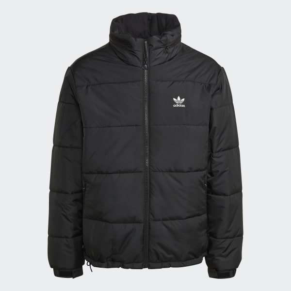 Schwarz Essentials Padded Puffer Jacke VC757