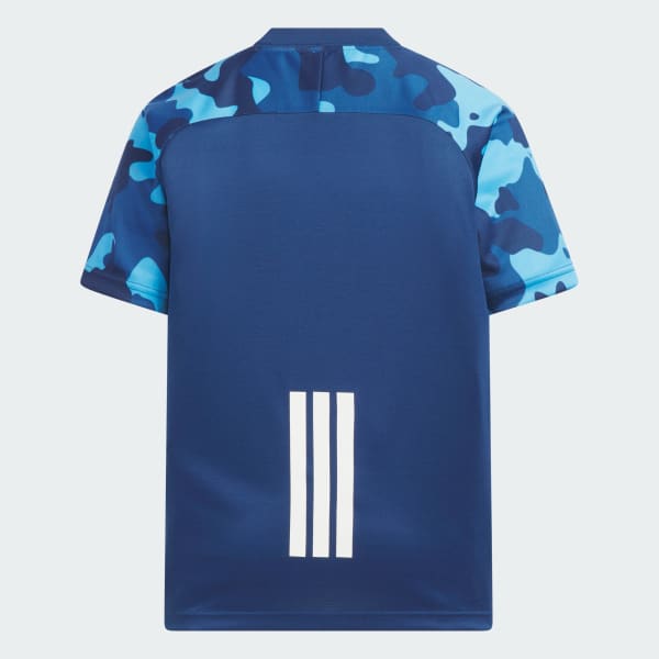 ブルー エッセンシャルズ カモパック ルーズフィット ダブルニット カラーブロックTシャツ