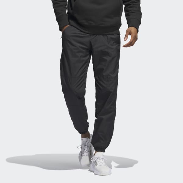 adidas Premium Essentials Crinkle Nylon Pants - Black, Men's Lifestyle