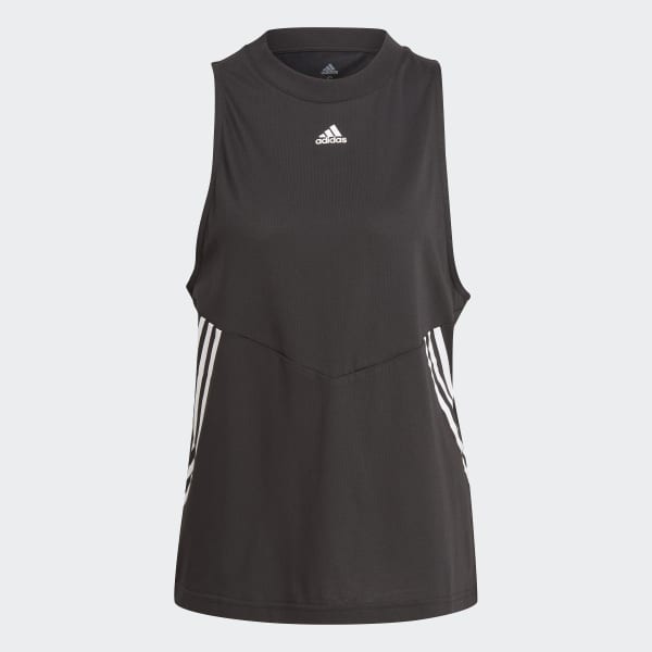 Negro Polo Oversize Sin Mangas RO939