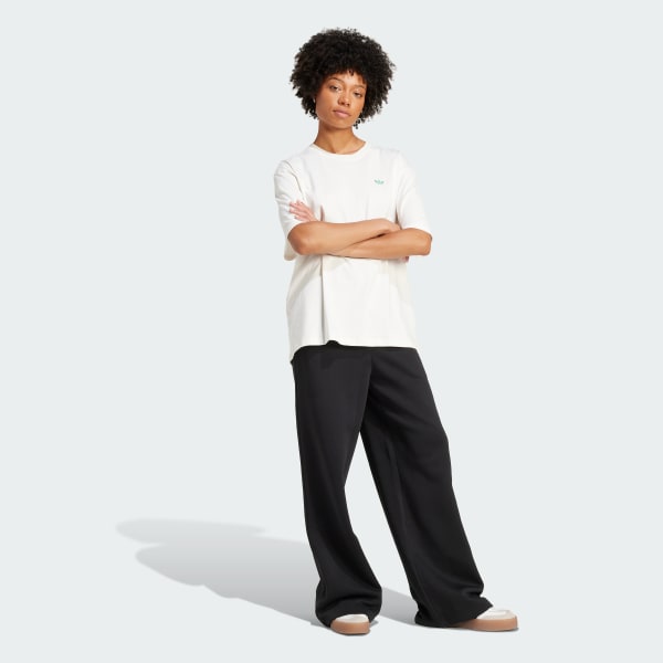 Beyaz Retro Tennis Boyfriend Tişört