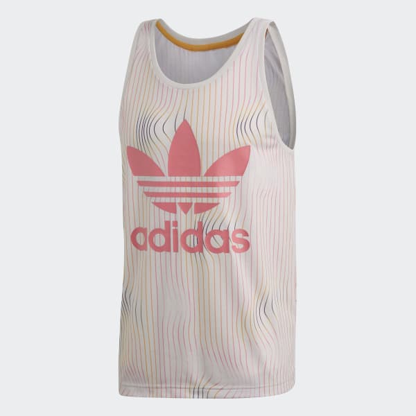adidas warped stripes tank top