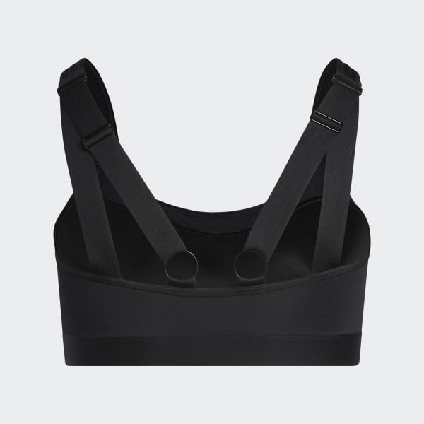 Black adidas TLRD Move Training High-Support Bra (Plus Size)