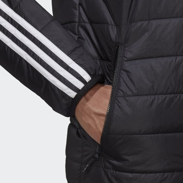 Negro Chaqueta Acolchada Cuello Alto TZ273