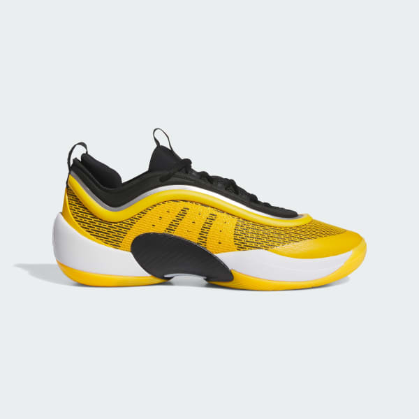 White and yellow basketball shoes on sale