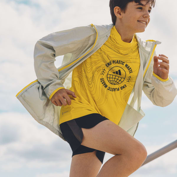 Amarelo T-shirt UNITEFIT AEROREADY Run for the Oceans (Unissexo) VS188