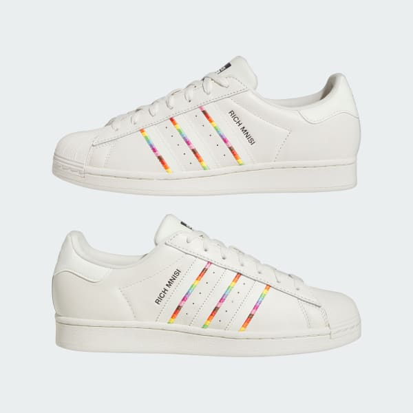 Adidas superstar pride pack top dames blauw