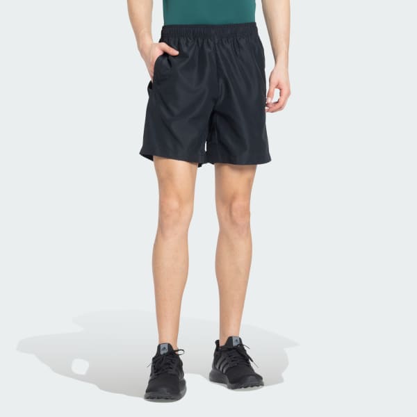 Black WOVEN SHORTS