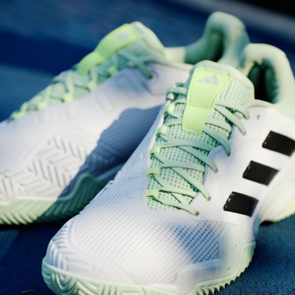 Green adidas barricade tennis shoes cheap