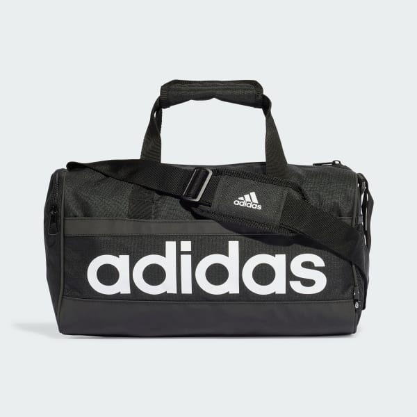 Siyah Essentials Linear Duffel Çanta - Ekstra Küçük Boy