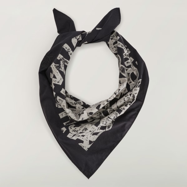 Black Y-3 GRAPHIC BANDANA