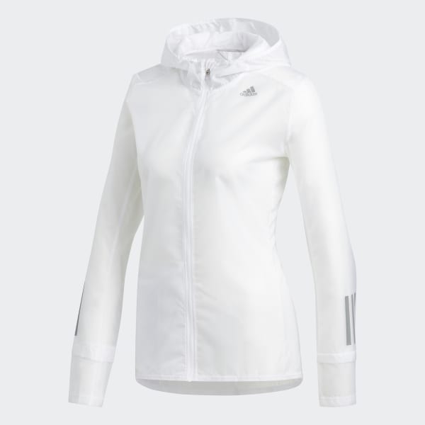 adidas response jacket white
