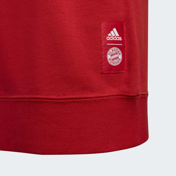 Red FC Bayern Crew Sweatshirt BH513