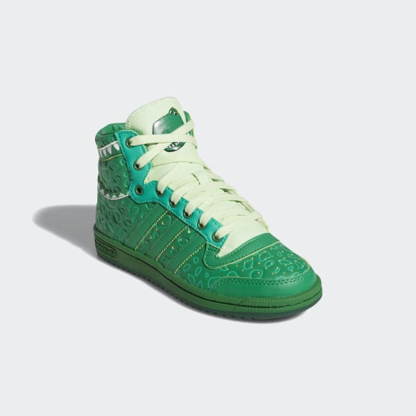green adidas high tops