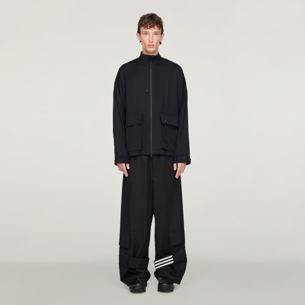 Zwart Y-3 Refined Wool Cargobroek