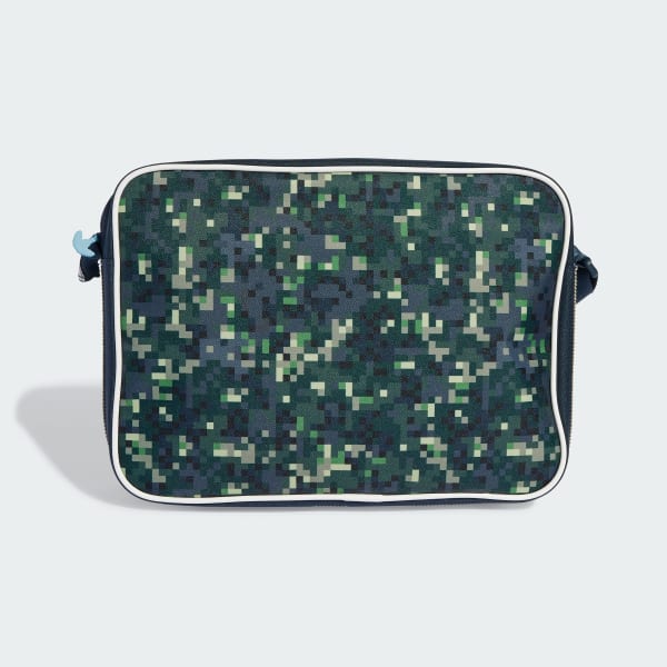 adidas x Minecraft★Classic Airliner Bag 人気コラボ 完売間近 adidas x Minecraft Classic Airliner Bag Aurora Ink - SS25 - US
