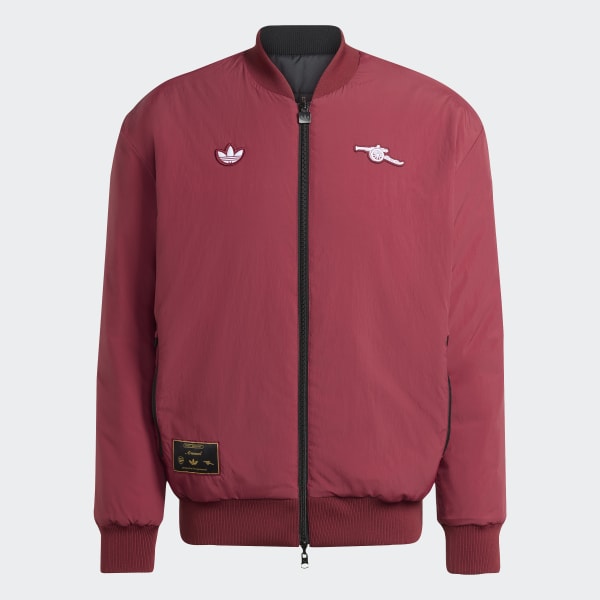 adidas Arsenal Terrace Icons Jacket - Burgundy | Free Shipping