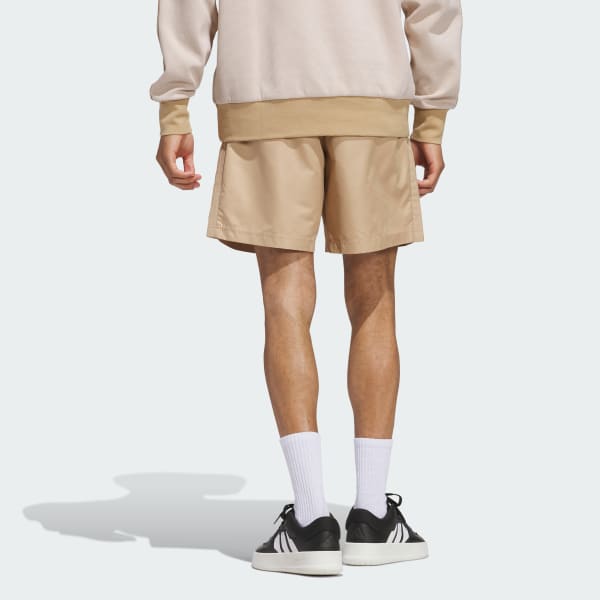 Brown Summer Prep Essentials Dobby Shorts