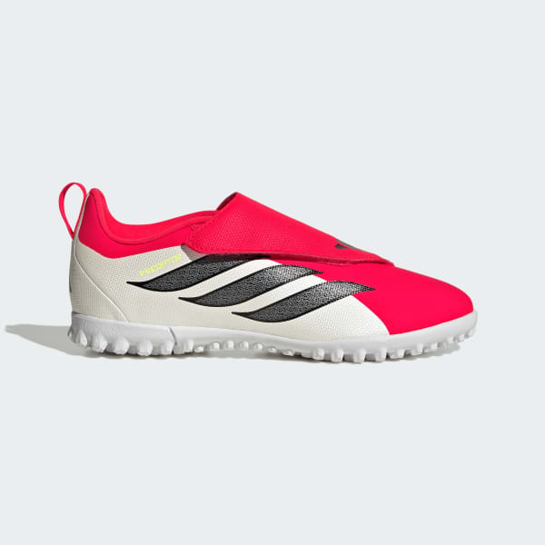 レッド プレデター CLUB VEL フォールディングシュータン TF キッズ / ターフ用（トレーニングシューズ / PREDATOR CLUB Hook-and-Loop Fold-Over Tongue Turf Football Kids