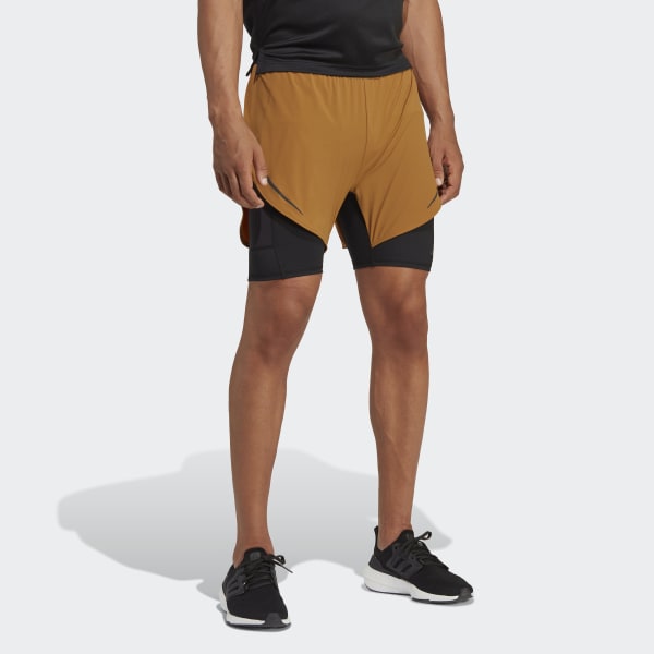 Brown HEAT.RDY HIIT 2-in-1 Training Shorts