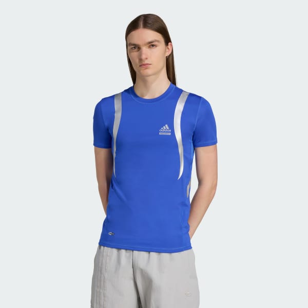 Blauw Archive TECHFIT Strak T-shirt