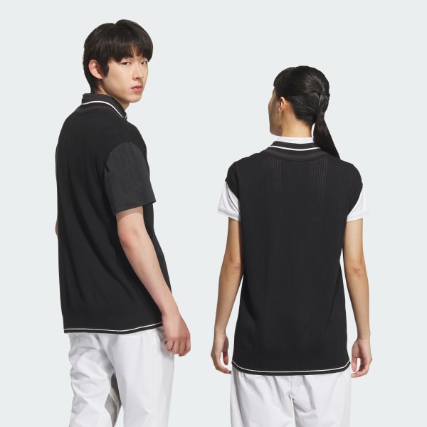 ブラック 【ゴルフ】ビヨンド ザ コース ルーズフィット ニットベスト