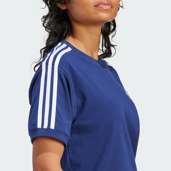 アディダス スリーストライプスTシャツ - ブルー | アディダス