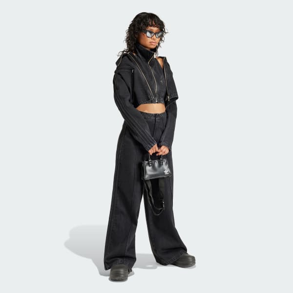 Negro Chaleco Corto Fashion Montreal Denim