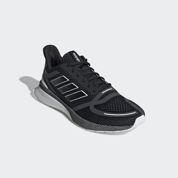 adidas running black shoes