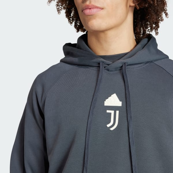 adidas Juventus LFSTLR Hoodie Grey adidas UK