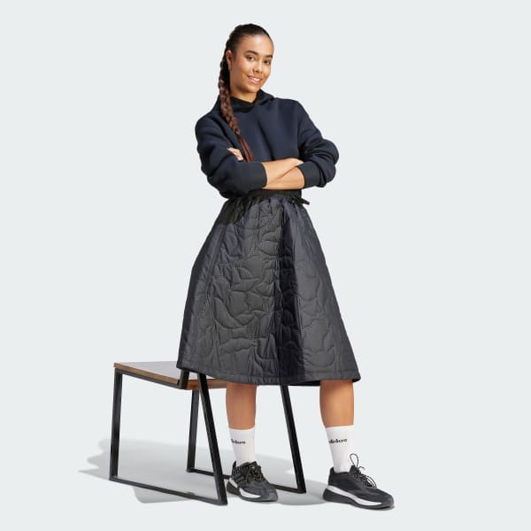 Midi skirt with pockets quilt clearance