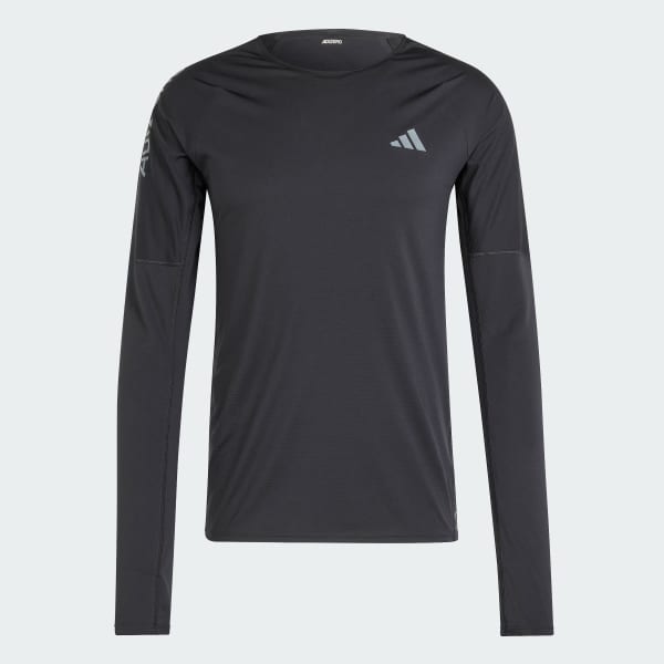 adidas Adizero Running Long Sleeve Tee - Black | Men's Running | adidas US