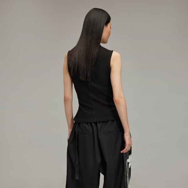 สีดำ เสื้อกล้ามรัดรูป Y-3 W