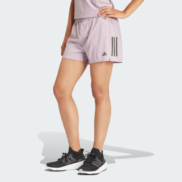 adidas Own the Run Shorts - Purple | Women's Running | adidas US
